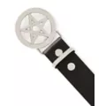 Black Studded Pentagram Belt at Spencer's