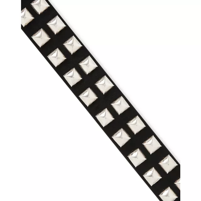 Black Studded Pentagram Belt at Spencer's