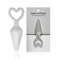 Heart of Steel Metal Butt Plug - 4.8 Inch at Spencer's