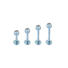 Multi-Pack Light Blue Labret Lip Rings 4 Pack - 16 Gauge at Spencer's