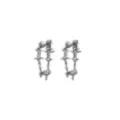 Silvertone Barbed Wire Dangle Earrings at Spencer's
