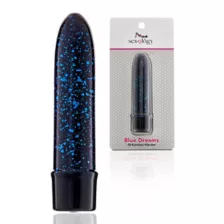 Blue Dreams 10-Function Waterproof Bullet Vibrator 5 Inch - Sexology at Spencer's