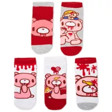 Gloomy Bear No Show Socks - 5 Pair at Spencer's