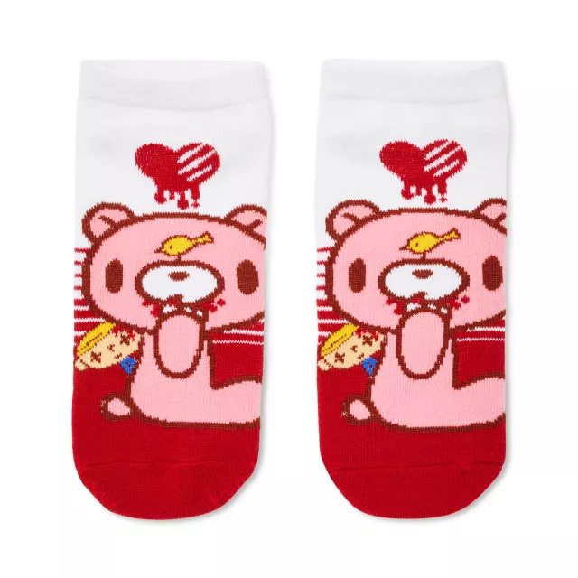 Gloomy Bear No Show Socks - 5 Pair at Spencer's
