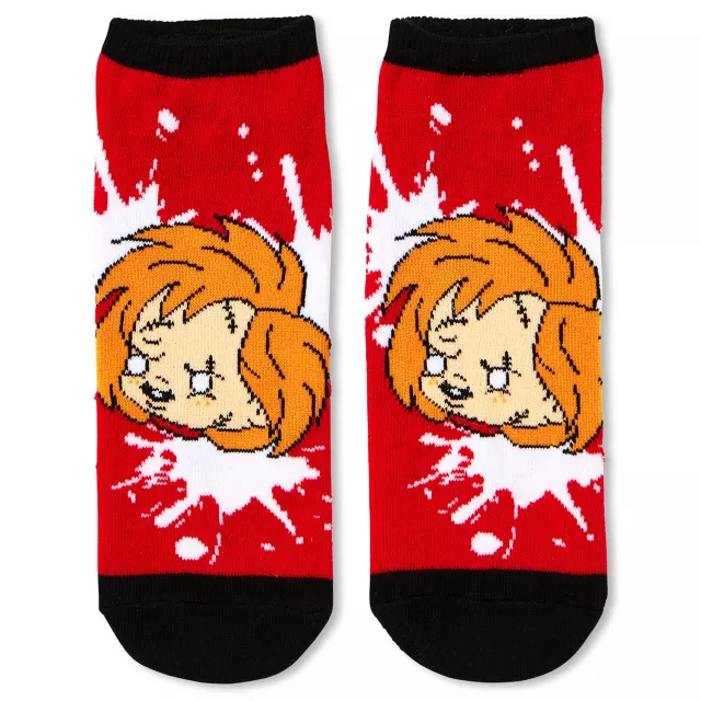 Multi-Pack Chucky No Show Socks - 5 Pack at Spencer's