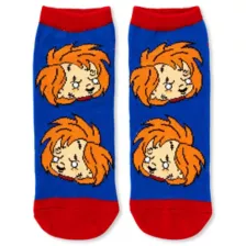 Multi-Pack Chucky No Show Socks - 5 Pack at Spencer's