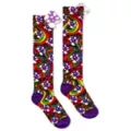 Multi-Color Mushroom Print Knee High Socks at Spencer's
