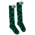 Weed Leaf Knee High Socks at Spencer's
