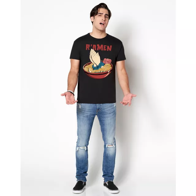 Amen to Ramen T Shirt - Vincent Trinidad at Spencer's