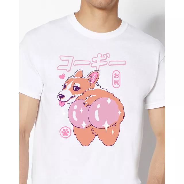 Corgi Butt Kawaii T Shirt - Vincent Trinidad at Spencer's
