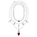 Heart Sword Skull Blood Vial Necklaces - 3 Pack at Spencer's