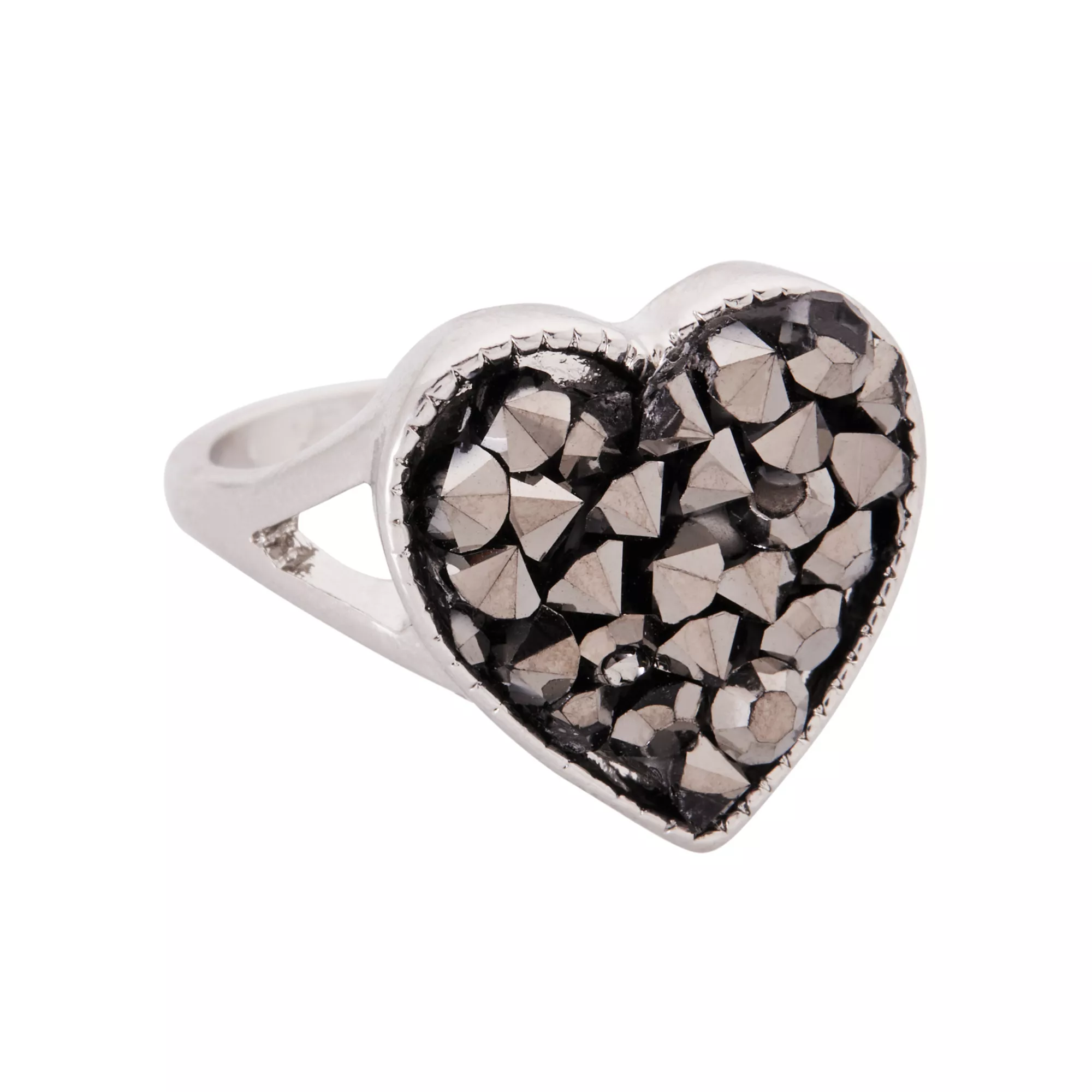 Multi-Pack Heart and Dagger Rings - 5 Pack