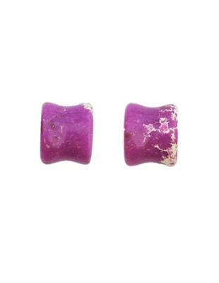 Pink Stone Marble Plugs