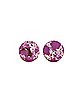 Pink Stone Marble Plugs