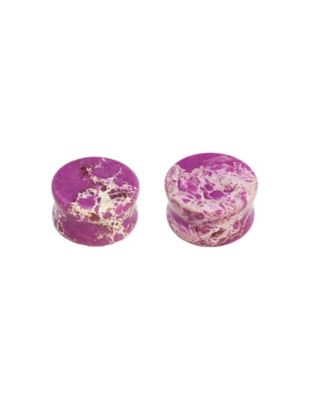 Pink Stone Marble Plugs