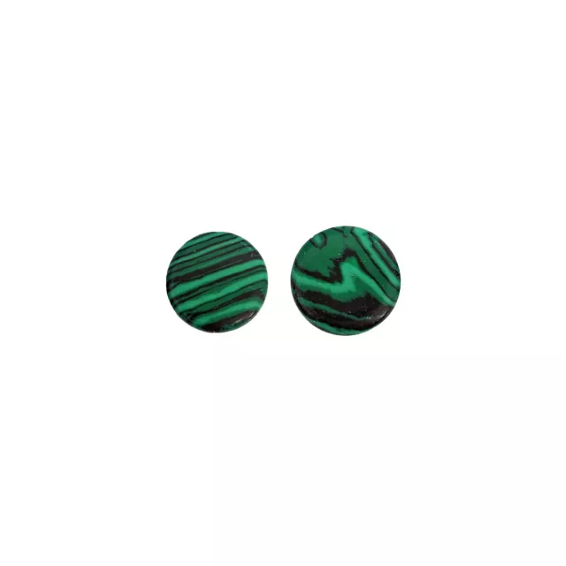 Green and Black Malachite Stone Plugs at Spencer's