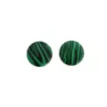 Green and Black Malachite Stone Plugs at Spencer's
