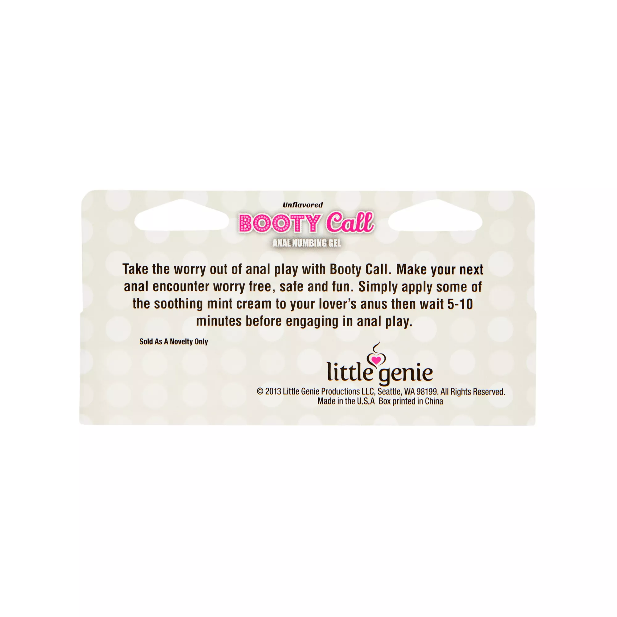 Booty Call Anal Numbing Gel - 1.5 oz. at Spencer's