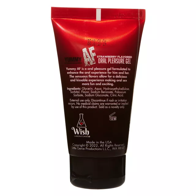 Yummy AF Strawberry Flavored Oral Pleasure Gel - 2.2 oz at Spencer's