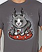 Baphomet Bunny T Shirt - Ghoulish Bunny Studios