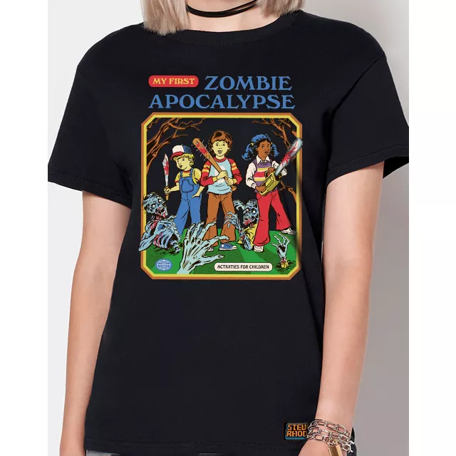 My First Zombie Apocalypse T Shirt - Steven Rhodes at Spencer's