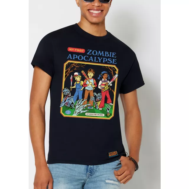My First Zombie Apocalypse T Shirt - Steven Rhodes at Spencer's