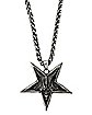 Inverted Pentagram Chain Necklace
