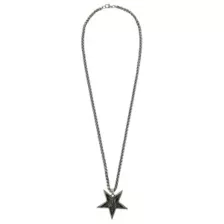 Inverted Pentagram Chain Necklace at Spencer's