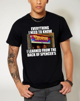 Spencers store graphic tees