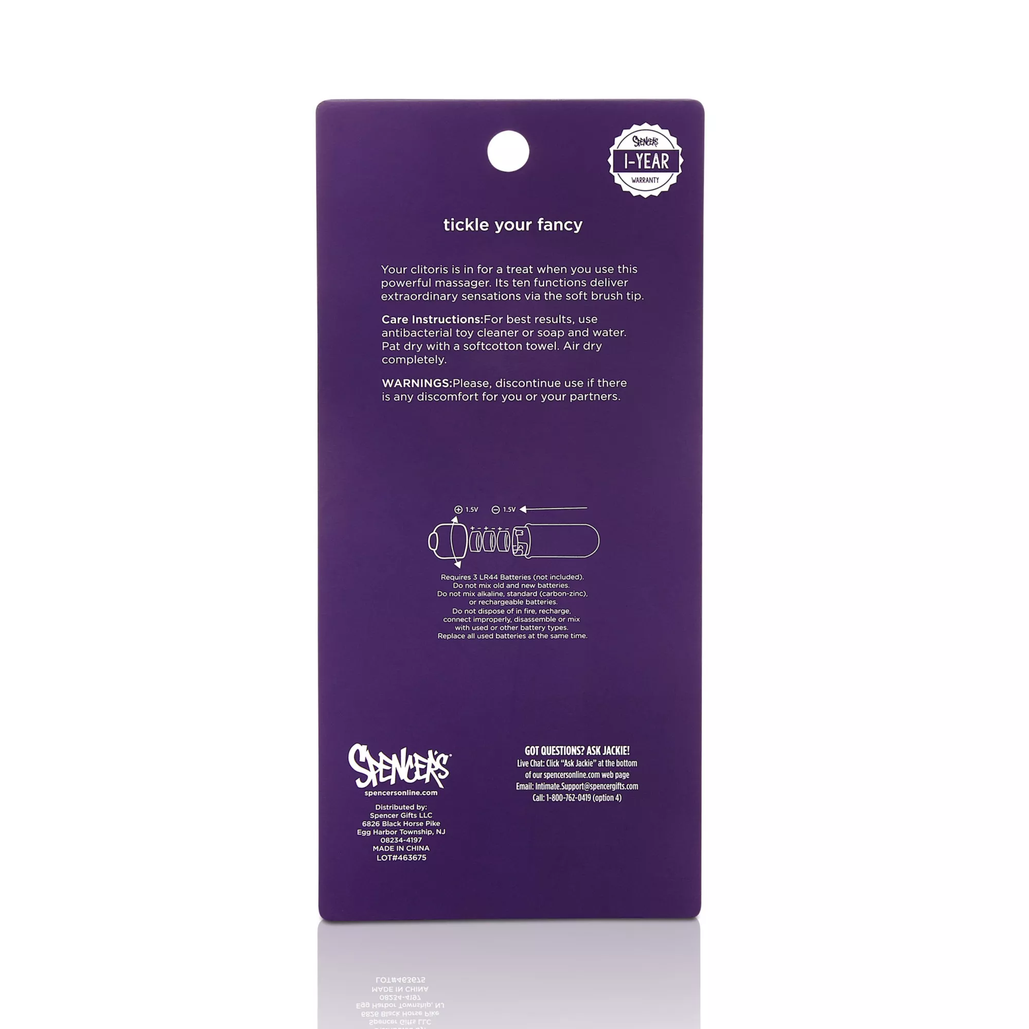 Tickle Your Fancy Massager - Hott Love at Spencer's