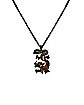 Black Chain Dragon Necklace