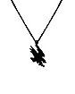 Black Chain Eagle Necklace