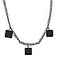 Black XXX Keycaps Chain Necklace