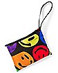 Rainbow Smiley Face Folding Tote Bag