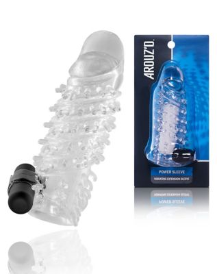Vibrating Power Extension Sleeve - Arouz'd - Spencer's