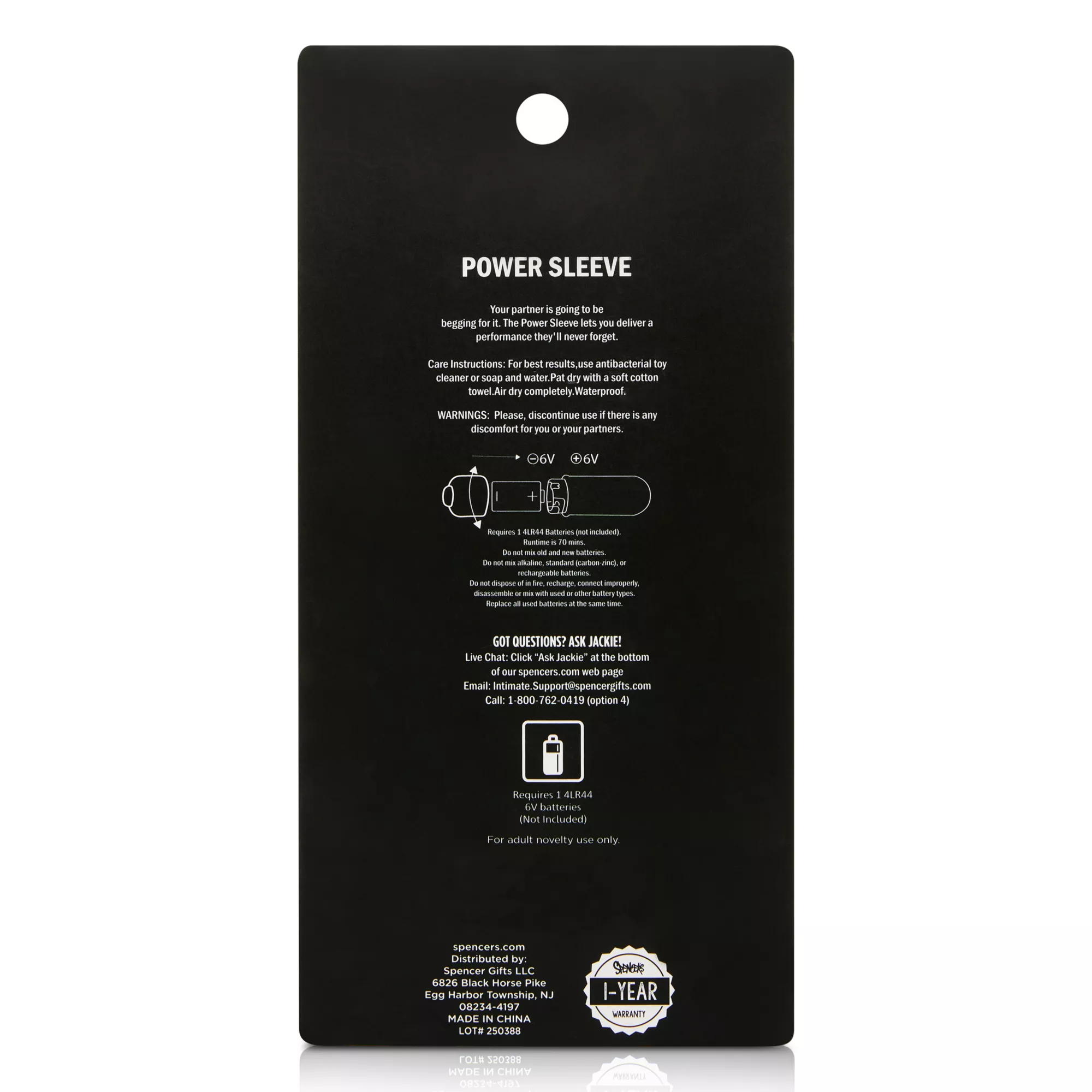 Vibrating Power Extension Sleeve - Arouz'd at Spencer's