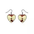 Traditional Tattoo Heart Butt Dangle Earrings at Spencer's