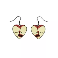 Traditional Tattoo Heart Butt Dangle Earrings at Spencer's