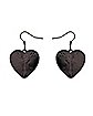 Traditional Tattoo Heart Butt Dangle Earrings