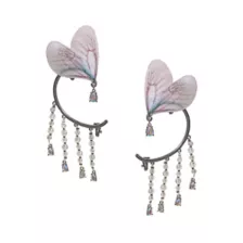 Iridescent Fairy Wing Ear Cuffs at Spencer's
