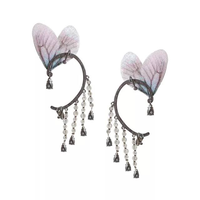 Iridescent Fairy Wing Ear Cuffs at Spencer's