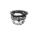 Multi-Pack Bead and Skull Bracelets - 3 Pack at Spencer's