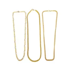 Goldtone 3 Piece Chain Necklace at Spencer's