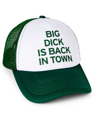 T-shirt Homme Humoristique "BIG DICK IS BACK IN TOWN" - Coton Noir Fait Main En France