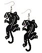 Panther Tattoo Dangle Earrings