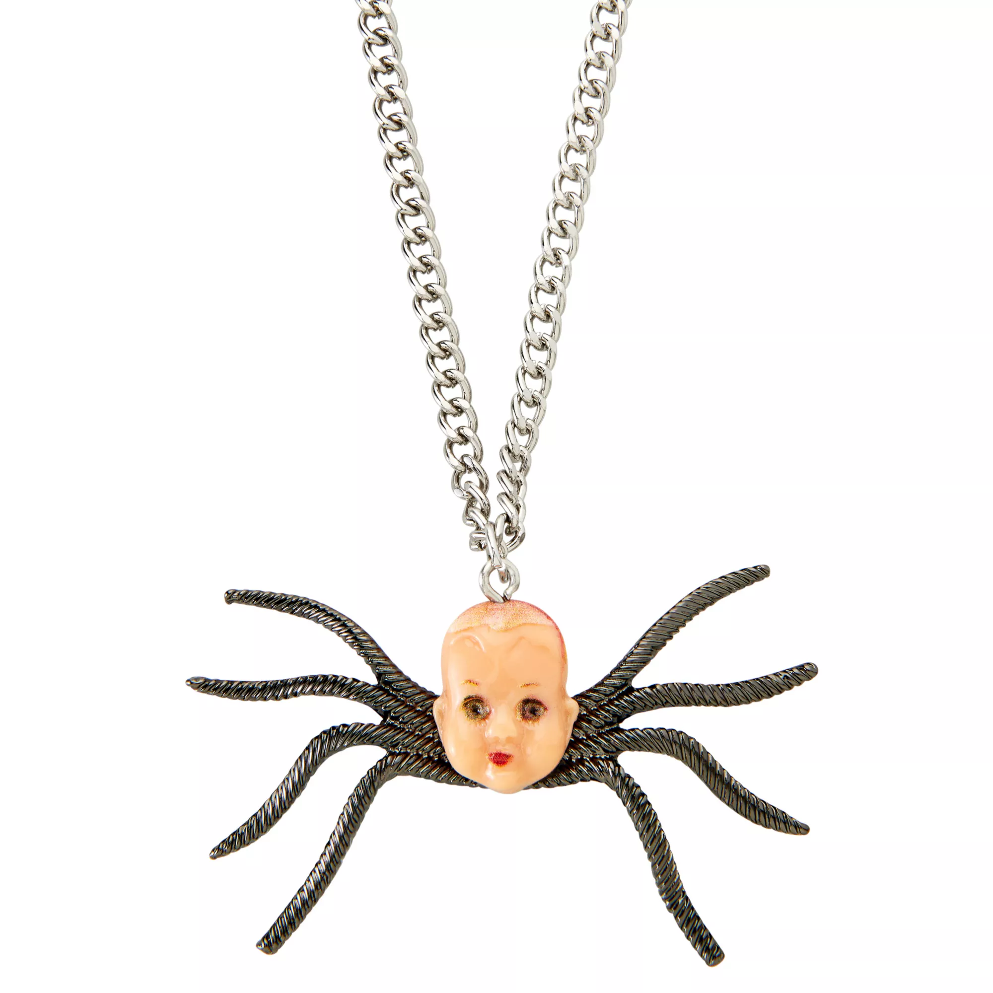Spider Baby Chain Necklace at Spencer's