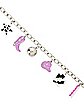 Pink Disco Cowgirl Charm Bracelet