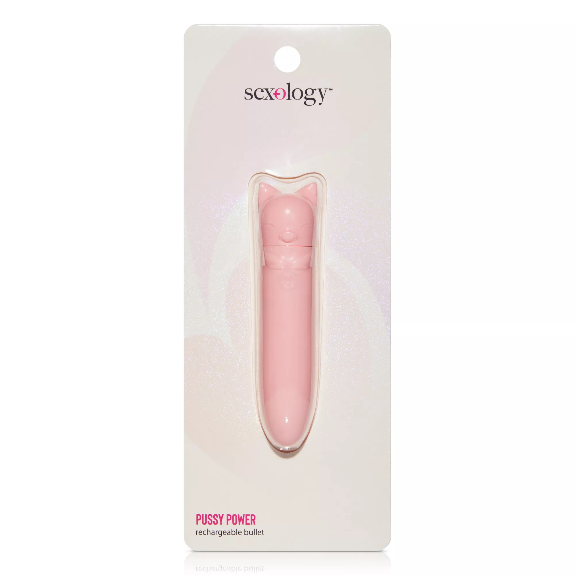 Pussy Power 8-Function Rechargeable Waterproof Bullet Vibrator 5.3 Inch - Sexology at Spencer's