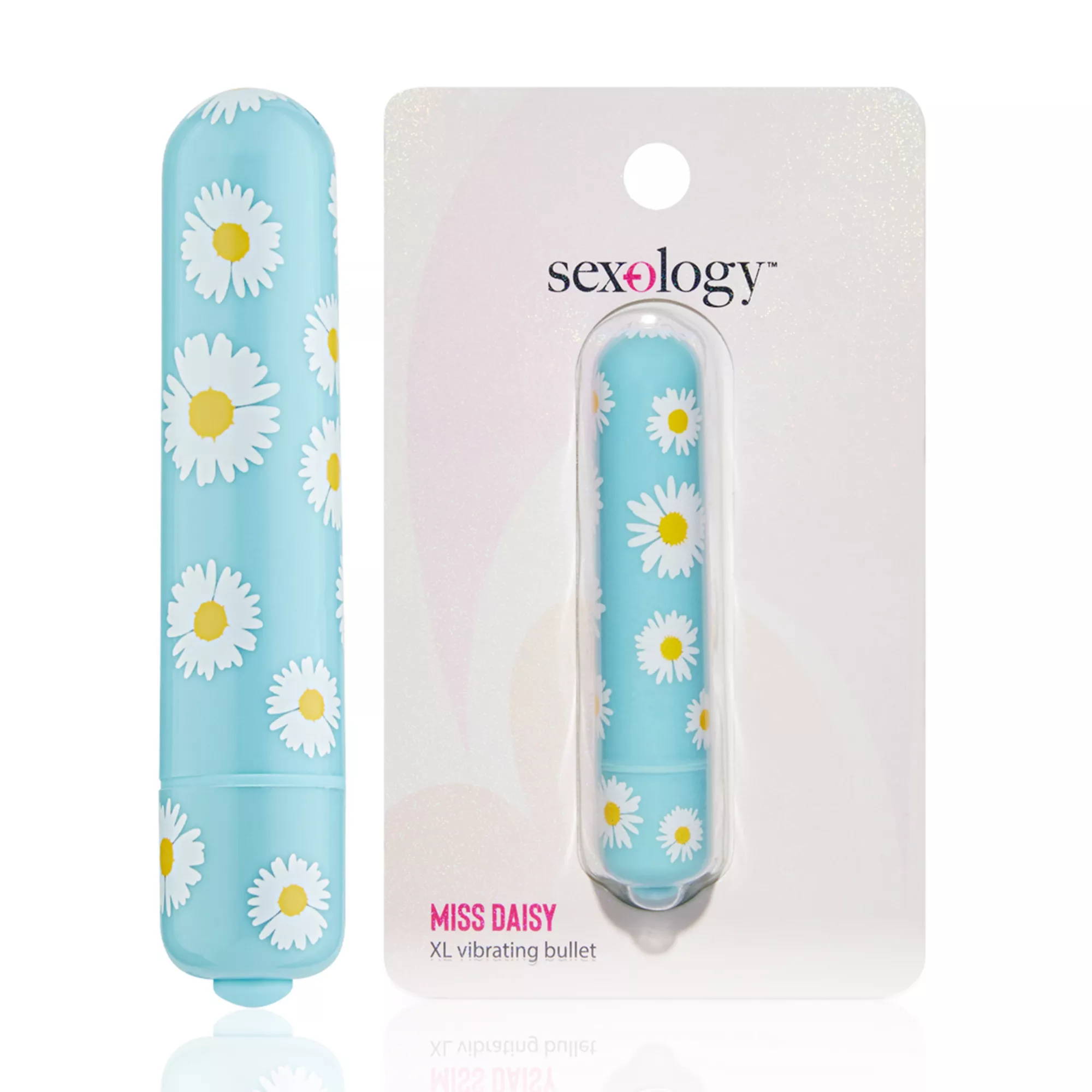 Miss Daisy 10-Function Rechargeable Waterproof Bullet Vibrator 3.25 Inch - Sexology