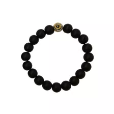 Yellow Swirl and Black Long Distance Beaded Bracelets - 2 Pack at Spencer's